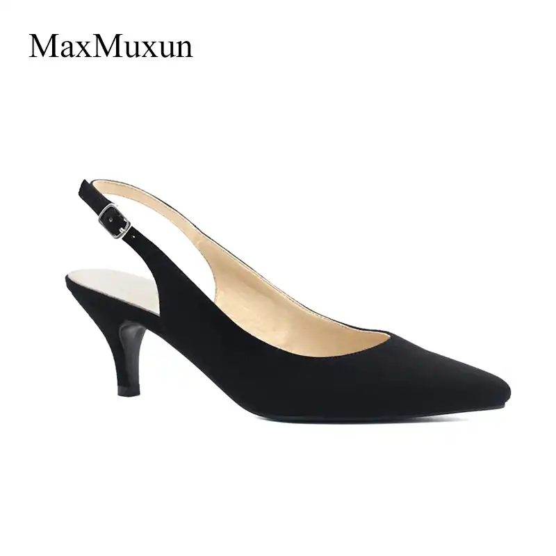 MaxMuxun Women High Heels Pointed Toe 