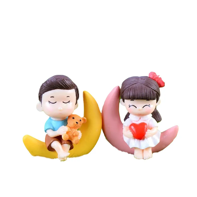 Romantic Fairy Tale Boys and Girls Sitting on the Moon lovers DIY creative handicraft Action & Toy Figures
Romantic Fairy Tale Boys and Girls Sitting on the Moon lovers DIY creative handicraft Action & Toy Figures