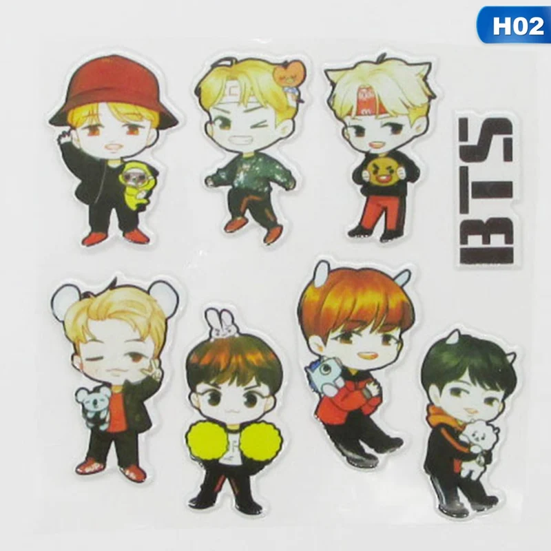 New Arrival BTS EXO 3D Photo Stickers Paper Bubble Stickers Decoration Sticker For Phone Laptop Luggage
New Arrival BTS EXO 3D Photo Stickers Paper Bubble Stickers Decoration Sticker For Phone Laptop Luggage