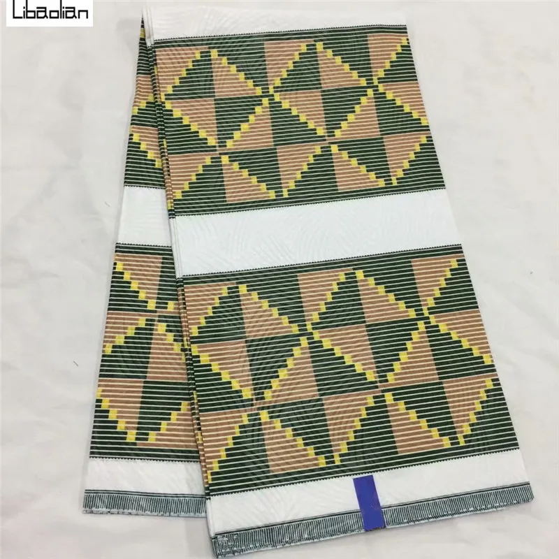 Nigeria Style Prints Java Wax Fabric White With Kente Pattern 100%cotton Veritable Real Wax Prints Material For Dresses b87-29
Nigeria Style Prints Java Wax Fabric White With Kente Pattern 100%cotton Veritable Real Wax Prints Material For Dresses b87-29