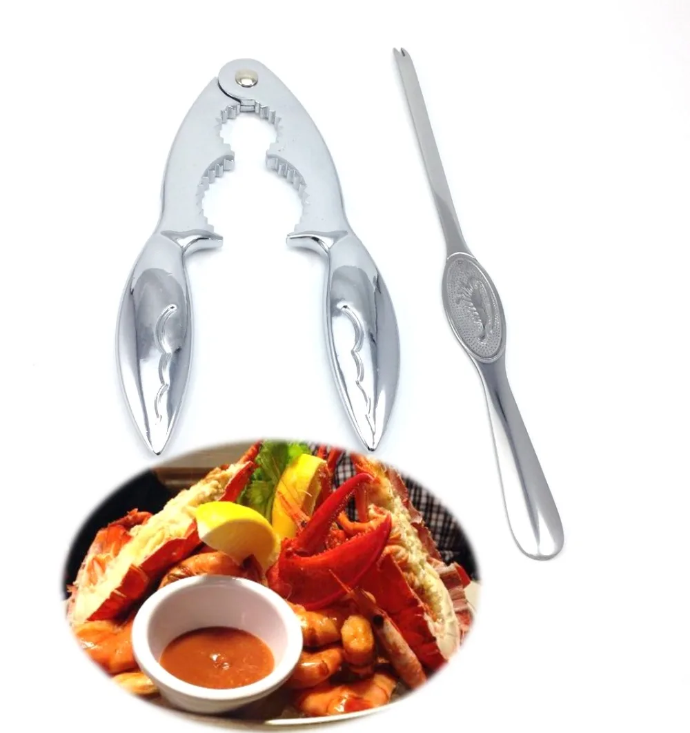 New Crab Shape Die Cast Quick Shellfish Lobster Cracker Seafood Tools Clip Needle Fork Picks Pincer Nut Set Cortador De Biscoito
New Crab Shape Die Cast Quick Shellfish Lobster Cracker Seafood Tools Clip Needle Fork Picks Pincer Nut Set Cortador De Biscoito