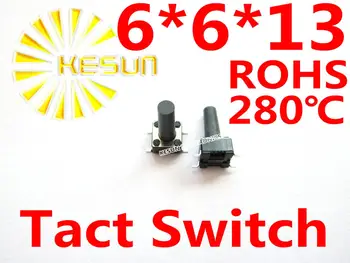 1000PCS 6X6X13 SMD Tactile Tact Mini Push Button Switch Micro Switch Momentary ROHS
1000PCS 6X6X13 SMD Tactile Tact Mini Push Button Switch Micro Switch Momentary ROHS