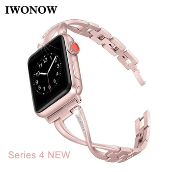 Series4 Women Watchband for iWatch Apple Watch Series 5 4 3 2 1 44mm 40mm 42mm 38mm Diamond Stainless Steel Band Metal Strap
Series4 Women Watchband for iWatch Apple Watch Series 5 4 3 2 1 44mm 40mm 42mm 38mm Diamond Stainless Steel Band Metal Strap