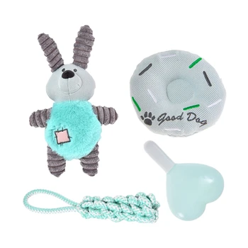 New Fleece Chew Toys For Dogs Ulable Toy Set Pets Plush Puppy With Sound For Small Dogs And Cats 2 Colors (Pack Of 4)
New Fleece Chew Toys For Dogs Ulable Toy Set Pets Plush Puppy With Sound For Small Dogs And Cats 2 Colors (Pack Of 4)