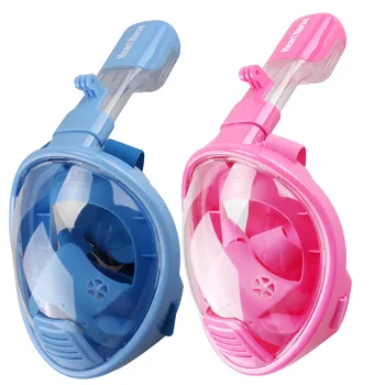 Kids Safe Full Face Mask Snorkeling Scuba Watersport Underwater Diving Swimming Snorkel Anti Fog Full-face Children Diving Mask
Kids Safe Full Face Mask Snorkeling Scuba Watersport Underwater Diving Swimming Snorkel Anti Fog Full-face Children Diving Mask