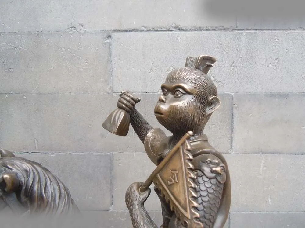 15 Inch Finely China pure brass Copper mashangfenghou animal Monkey horse statue A(0505)
15 Inch Finely China pure brass Copper mashangfenghou animal Monkey horse statue A(0505)