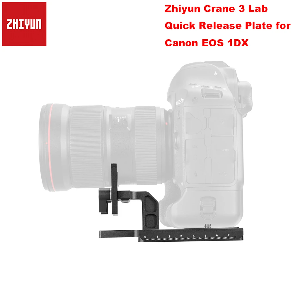 Zhiyun Crane 3 Lab Quick Release Plate for Canon EOS 1DX & 1DX Mark 2 with Double Adjustable System Gimbal Stabilizer Accessory 
Zhiyun Crane 3 Lab Quick Release Plate for Canon EOS 1DX & 1DX Mark 2 with Double Adjustable System Gimbal Stabilizer Accessory