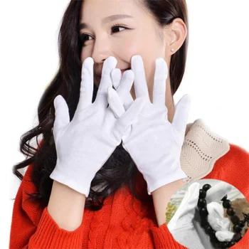 12 PCS White Soft Household Work Gloves Health Work Hand Protection Safety Security Gloves Clean-room Industrial Gloves 
12 PCS White Soft Household Work Gloves Health Work Hand Protection Safety Security Gloves Clean-room Industrial Gloves