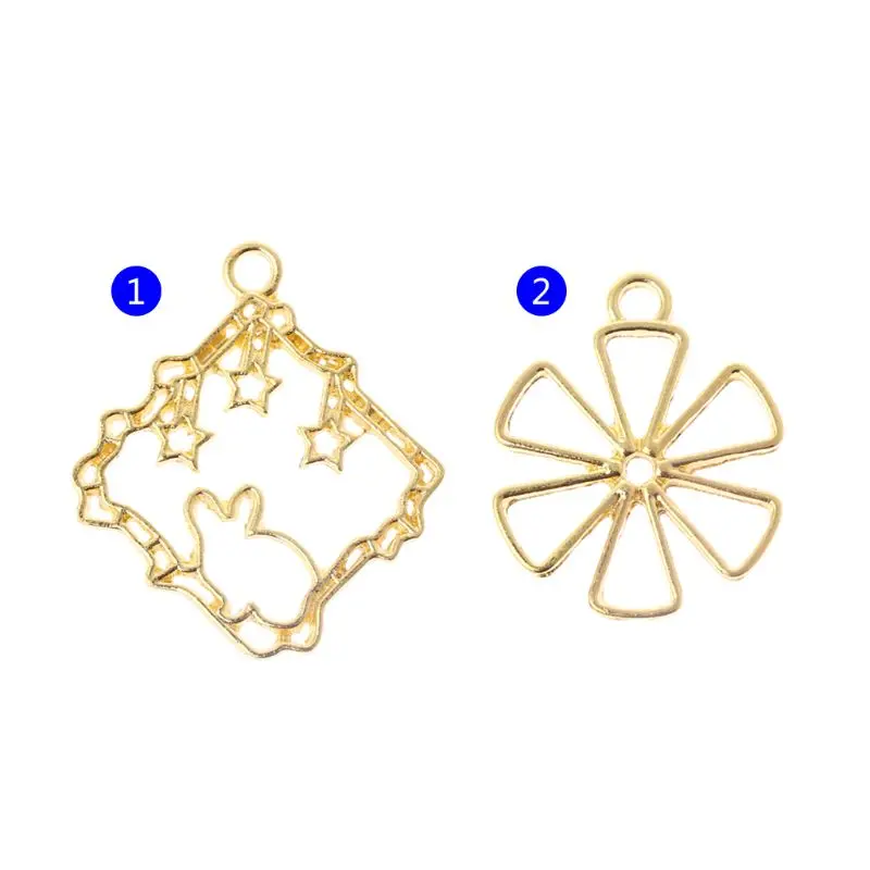 Jewelry Tools 5 Pcs/Set Metal Frame Rabbit Animal Floral Gold Exquisite Hollow UV Frames DIY Jewelry Alloy Epoxy Resin Crafts
Jewelry Tools 5 Pcs/Set Metal Frame Rabbit Animal Floral Gold Exquisite Hollow UV Frames DIY Jewelry Alloy Epoxy Resin Crafts