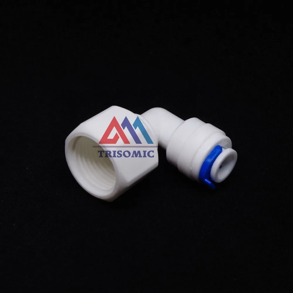Elbow 1/4" OD Tube Quick Pushfit -3/8" Female Fitting Connection Aquarium RO Water Filter Reverse Osmosis System
Elbow 1/4" OD Tube Quick Pushfit -3/8" Female Fitting Connection Aquarium RO Water Filter Reverse Osmosis System