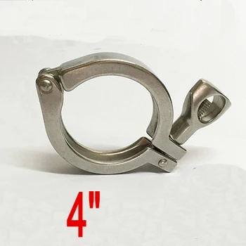 4" Tri Clamp Clover for 115MM OD Ferrule Stainless Steel SS SUS 304 2pcs per lot
