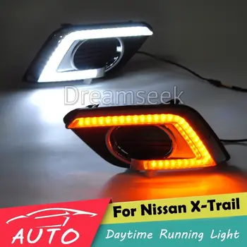 Dreamseek DRL For Nissan X-Trail 2014 2015 2016 LED Car Daytime Running Light Driving Fog Day Lamp Daylight with Turn Signal
Dreamseek DRL For Nissan X-Trail 2014 2015 2016 LED Car Daytime Running Light Driving Fog Day Lamp Daylight with Turn Signal