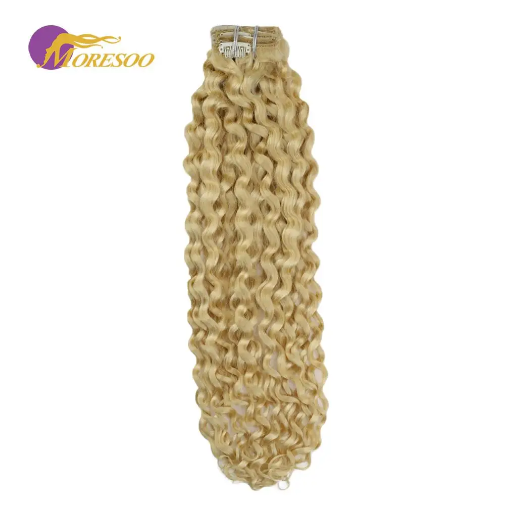 Moresoo Natural Wave Bleach Blonde #613 Clip in Real Remy Human Hair Extension Brazilian Hair Clip in Extension Full Head 100G
Moresoo Natural Wave Bleach Blonde #613 Clip in Real Remy Human Hair Extension Brazilian Hair Clip in Extension Full Head 100G