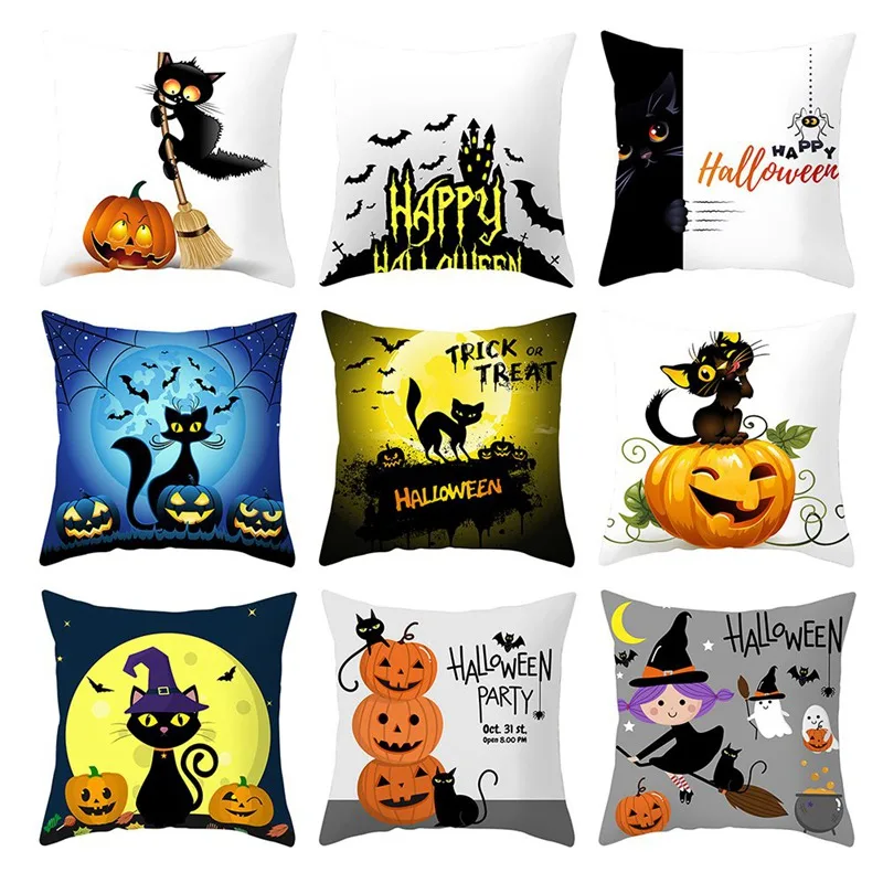 Halloween Cartoon Skull Jack Cushion Cover Nightmare Before Christmas Decor Throw Pillows Car Sofa Home Decorative Pillow Case
Halloween Cartoon Skull Jack Cushion Cover Nightmare Before Christmas Decor Throw Pillows Car Sofa Home Decorative Pillow Case