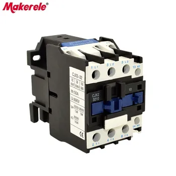 CJX2-3210 AC Contactor 32A 35mm Din Rail 50/60Hz 3P 1NO 380V 220V 110V 36V 24V Coil Volt Contactor
CJX2-3210 AC Contactor 32A 35mm Din Rail 50/60Hz 3P 1NO 380V 220V 110V 36V 24V Coil Volt Contactor