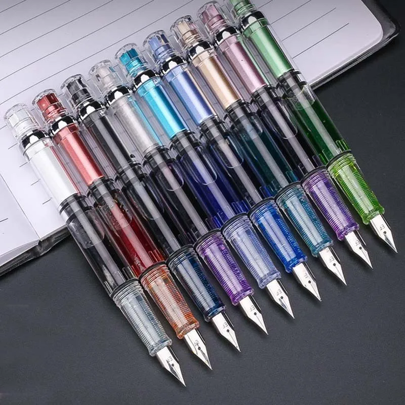 2018 Durable Transparent Clean Fountain Pen Fine Nib 0.5mm For Students School Supplies Free Shipping
2018 Durable Transparent Clean Fountain Pen Fine Nib 0.5mm For Students School Supplies Free Shipping