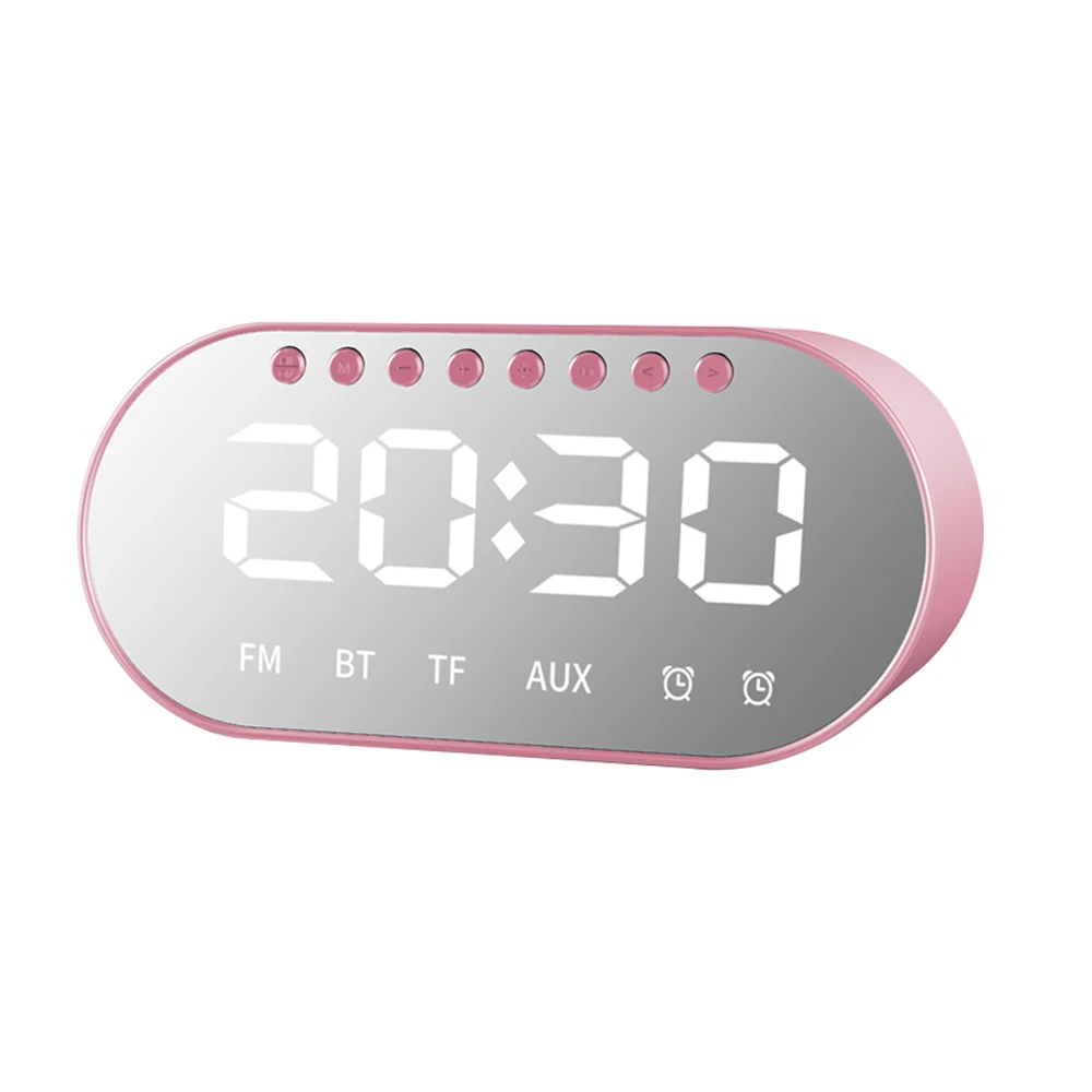 Portable Super Soundbar Wireless Bluetooth 4.2 Speaker Mirror Alarm Clock HiFi Stereo Sound Timeout Long Music Playback FM Radio
Portable Super Soundbar Wireless Bluetooth 4.2 Speaker Mirror Alarm Clock HiFi Stereo Sound Timeout Long Music Playback FM Radio
