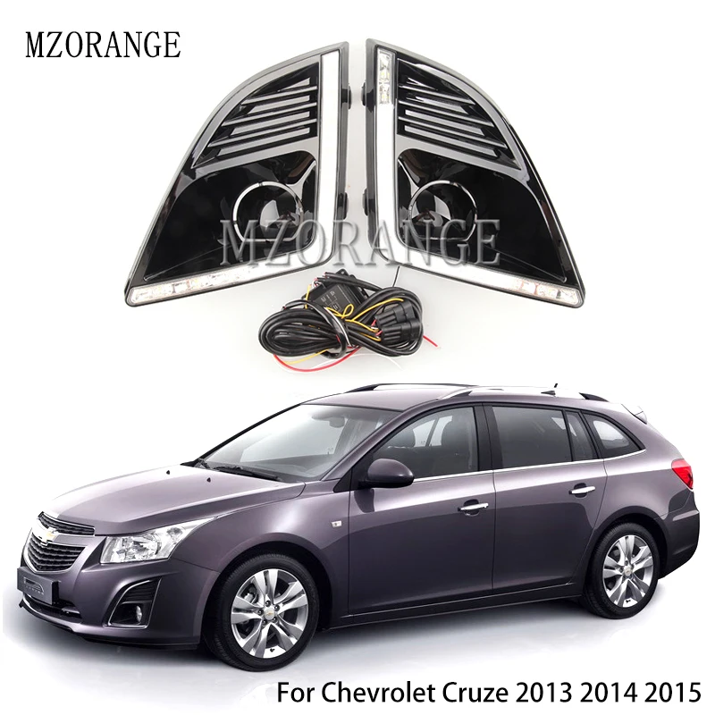 MZORANGE Car Daytime Running Light Turn Signal 2-Color DRL LED Fog Lamp For Chevrolet Cruze 2013 2014 2015 Car Accessories Black
MZORANGE Car Daytime Running Light Turn Signal 2-Color DRL LED Fog Lamp For Chevrolet Cruze 2013 2014 2015 Car Accessories Black