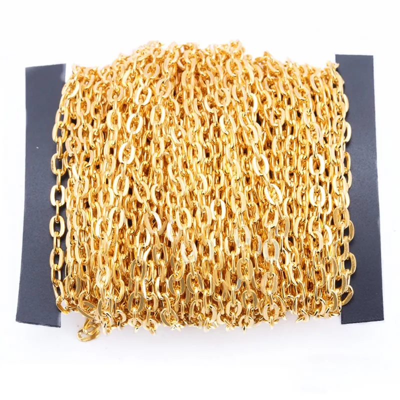5mters/lot 2*3mm 3*4mm Metal Necklace Bracelet Chains Bulk Antique Bronze/Gold/Silver Color Rolo Chains For DIY Jewelry Making
5mters/lot 2*3mm 3*4mm Metal Necklace Bracelet Chains Bulk Antique Bronze/Gold/Silver Color Rolo Chains For DIY Jewelry Making