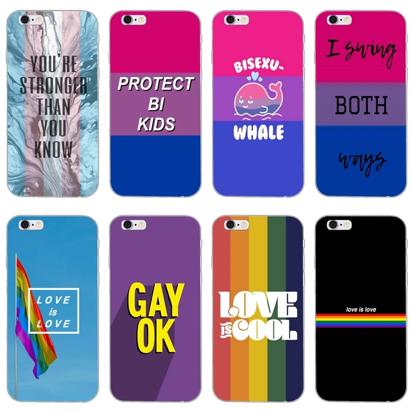 Gay Lesbian LGBT Rainbow Flag Pride Soft Silicone Case For Xiaomi Redmi Note 7 6 5 5A 4 3 pro S2 5 plus 6A 4A 4x Pocophone F1
Gay Lesbian LGBT Rainbow Flag Pride Soft Silicone Case For Xiaomi Redmi Note 7 6 5 5A 4 3 pro S2 5 plus 6A 4A 4x Pocophone F1