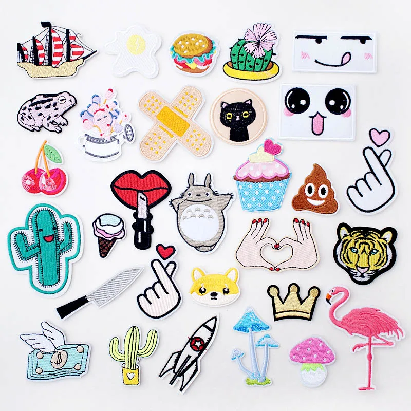 Cactus Expression Mushroom knife DIY Cartoon Badges Clothe Embroidery Patch Applique Ironing Clothing Sewing Supplies Decorative
Cactus Expression Mushroom knife DIY Cartoon Badges Clothe Embroidery Patch Applique Ironing Clothing Sewing Supplies Decorative