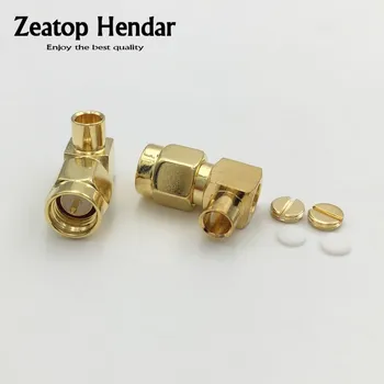 100Pcs Brass SMA / RP-SMA Male Jack 90 Degree Right Angle RF Coaxial Conector Plug for RG402 Semi-Flexible Cable Connector
100Pcs Brass SMA / RP-SMA Male Jack 90 Degree Right Angle RF Coaxial Conector Plug for RG402 Semi-Flexible Cable Connector