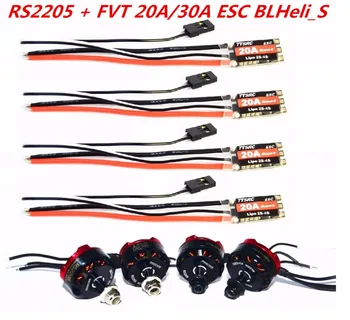 4pcs/RS2205 2300KV 2600KV Brushless Motor+Favourite FVT 20/30A-S 20/30A BLHeli_S 30a BLHELI 2-6S ESC for QAV Race Multicopter 
4pcs/RS2205 2300KV 2600KV Brushless Motor+Favourite FVT 20/30A-S 20/30A BLHeli_S 30a BLHELI 2-6S ESC for QAV Race Multicopter