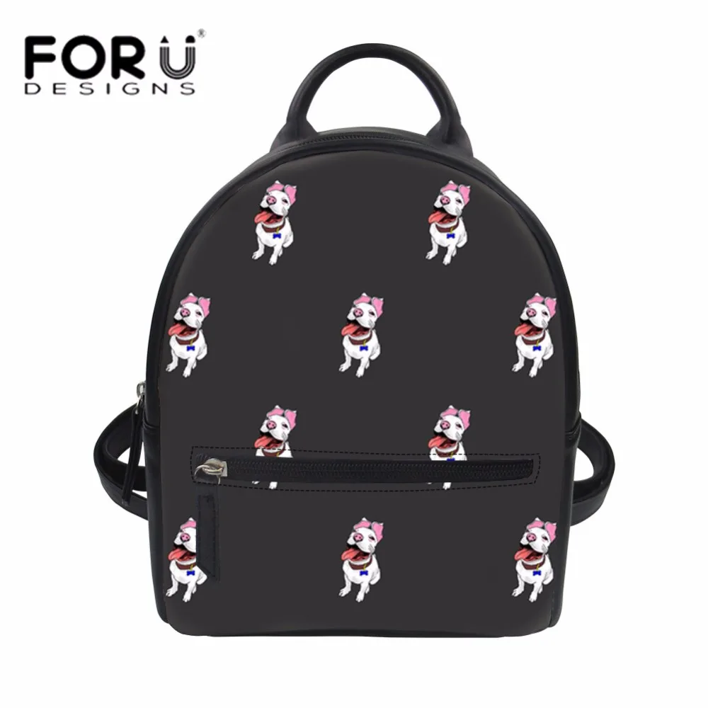 FORUDESIGNS PU Backapcks Small Leather Daypack for Women Bull Terrier Shoulder Backpack Girls Kawaii School Bagpack Kids Bag
FORUDESIGNS PU Backapcks Small Leather Daypack for Women Bull Terrier Shoulder Backpack Girls Kawaii School Bagpack Kids Bag