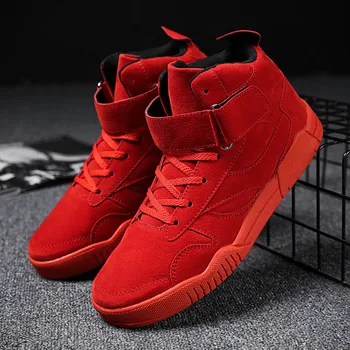 Vogue Fashion Designer Casual Shoes Men Hook Loop Footwear For Male Non Slip Flock Men Shoes High Top Retro Sneakers Men
Vogue Fashion Designer Casual Shoes Men Hook Loop Footwear For Male Non Slip Flock Men Shoes High Top Retro Sneakers Men
