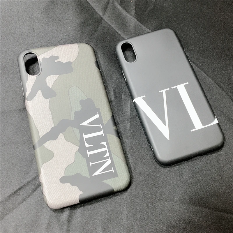 Luxury Simple Camouflage case for iphone 11 Pro X XR XS max 6 S 7 8 plus fashion Italy brand VLTN soft silicon phone cover coque
Luxury Simple Camouflage case for iphone 11 Pro X XR XS max 6 S 7 8 plus fashion Italy brand VLTN soft silicon phone cover coque