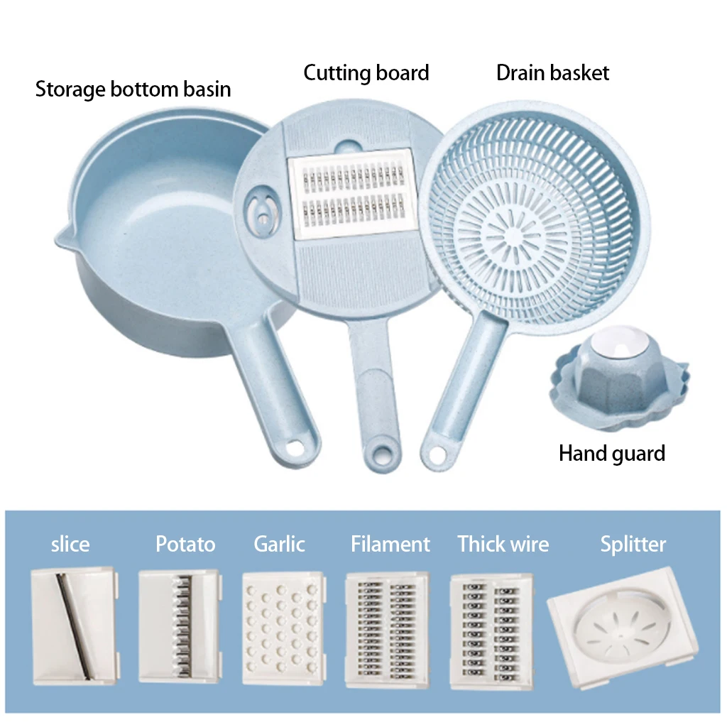 Kitchen Accessories Slicer Vegetable Slicer Peeler Grater With Strainer Vegetable Cutter 8 In 1 Kitchen Chopping Artifact Hot
Kitchen Accessories Slicer Vegetable Slicer Peeler Grater With Strainer Vegetable Cutter 8 In 1 Kitchen Chopping Artifact Hot