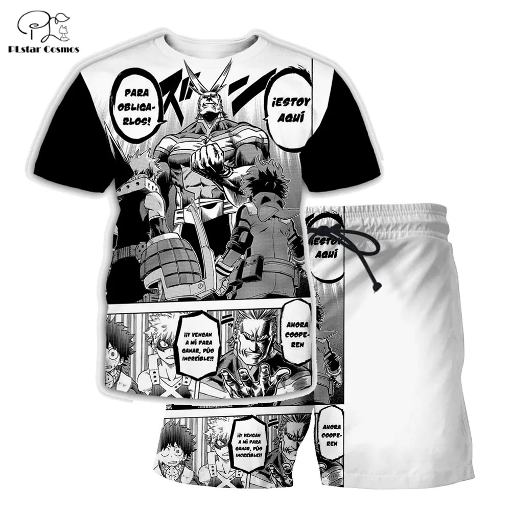 PLstar Cosmos Summer T Shirts Anime Printed My Hero Academia 3D T-Shirt and shorts Mens for boy Suit plus size XS-7XL MHA-7
PLstar Cosmos Summer T Shirts Anime Printed My Hero Academia 3D T-Shirt and shorts Mens for boy Suit plus size XS-7XL MHA-7