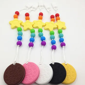 DIY Silicone Baby Pacifier Clip Personalised Name Colorful Pacifier Chain for Baby Teething Soother Chew biscuit Toy Dummy Clips
DIY Silicone Baby Pacifier Clip Personalised Name Colorful Pacifier Chain for Baby Teething Soother Chew biscuit Toy Dummy Clips