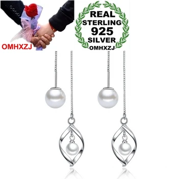 OMHXZJ Wholesale Fashion Natural pearls kpop 925 Sterling Silver Tassel pendant drop Long Ear Line Earrings For Women YS132
OMHXZJ Wholesale Fashion Natural pearls kpop 925 Sterling Silver Tassel pendant drop Long Ear Line Earrings For Women YS132