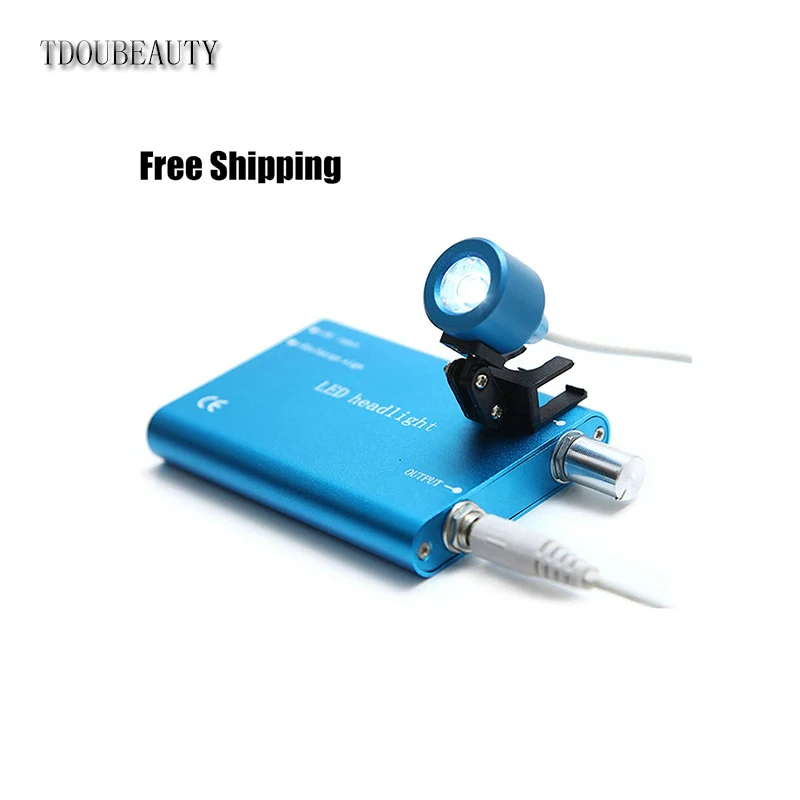 TDOUBEAUTY Portable Dental LED Head Light Lamp for Dental Surgical Binocular Loupe (Blue) Free Shipping
TDOUBEAUTY Portable Dental LED Head Light Lamp for Dental Surgical Binocular Loupe (Blue) Free Shipping