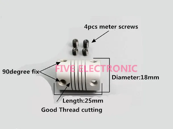 D18L25 aluminium alloy flexible coupling use for Motor, Model,Encoder . Motor coupler
D18L25 aluminium alloy flexible coupling use for Motor, Model,Encoder . Motor coupler