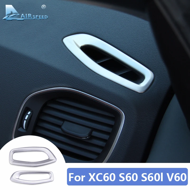 

Air Conditioning Vent Outlet Frame for Volvo S60 S60l XC60 V60 Accessories 2012 2013 2014 2015 2016 2017 Sticker Interior Trim