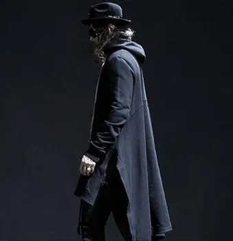 Plus size male spring and autumn Personality is irregular with a hood zipper medium-long sweatshirt
Plus size male spring and autumn Personality is irregular with a hood zipper medium-long sweatshirt
