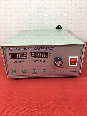 Digital Display ULTRASONIC GENERATOR 0-3000W, 40KHZ/28Khz/25khz optional Brand new y0322
Digital Display ULTRASONIC GENERATOR 0-3000W, 40KHZ/28Khz/25khz optional Brand new y0322