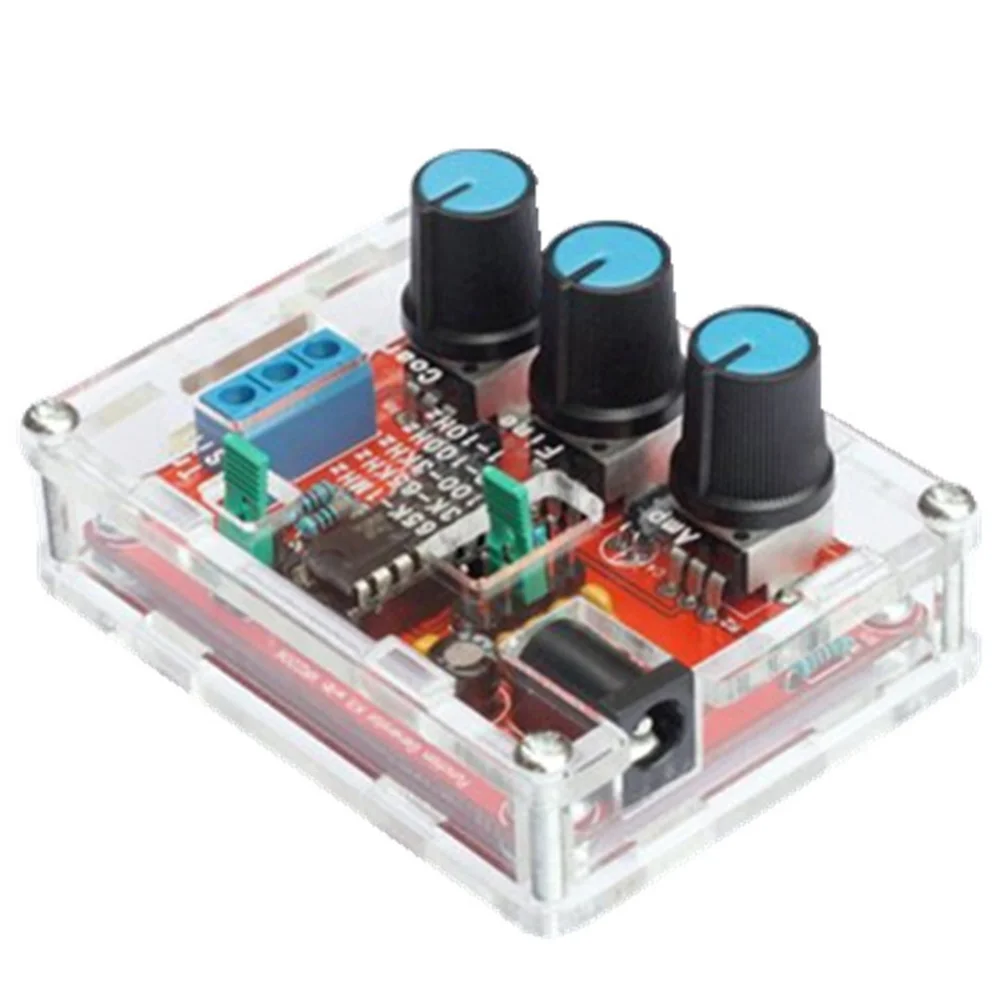 XR2206 Signal Generator DIY Kit High Easy Install Adjustable Frequency Function Sine/Triangle/Square Durable 1Hz-1MHz
XR2206 Signal Generator DIY Kit High Easy Install Adjustable Frequency Function Sine/Triangle/Square Durable 1Hz-1MHz