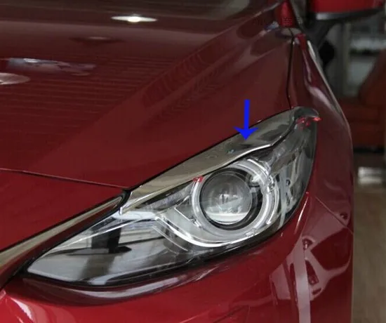 Free Shipping ABS Chrome Front Headlight eyebrows Trim For Mazda 3/AXELA 2014 2015 2016
Free Shipping ABS Chrome Front Headlight eyebrows Trim For Mazda 3/AXELA 2014 2015 2016