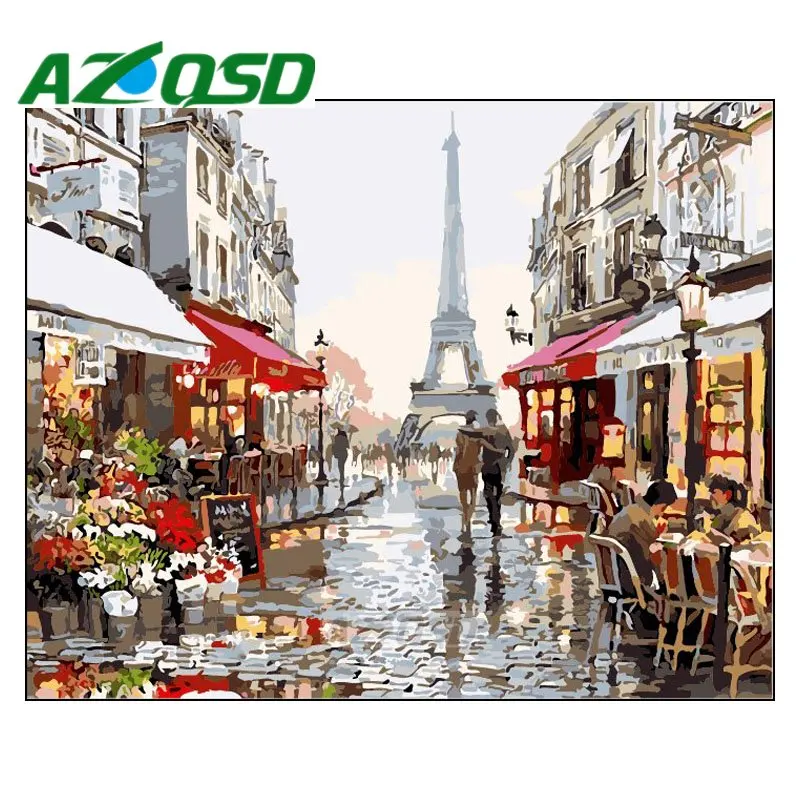 AZQSD Painting By Numbers Frameless 40x50cm Paris Street Oil Painting Picture By numbers On Canvas Home Decor szyh347
AZQSD Painting By Numbers Frameless 40x50cm Paris Street Oil Painting Picture By numbers On Canvas Home Decor szyh347