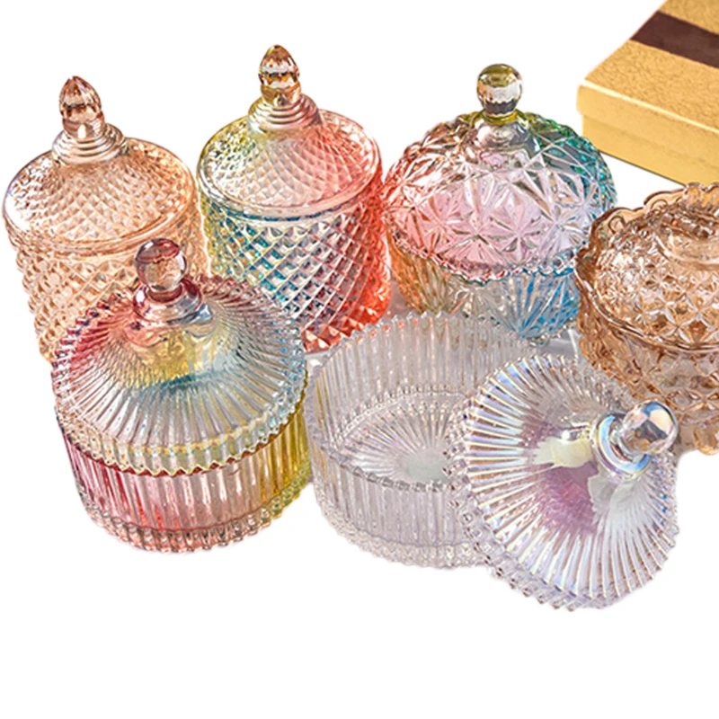 Candy Jar Cube Sugar Box Storage Box Colorful Snack Crystal Pot Food Box With Lid Seasoning Pot Decoration Vintage Glass 1pcs
Candy Jar Cube Sugar Box Storage Box Colorful Snack Crystal Pot Food Box With Lid Seasoning Pot Decoration Vintage Glass 1pcs