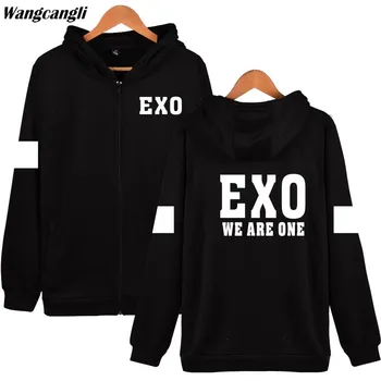 Kpop EXO Autumm Winter Zipper Men/Women Sweatshirt Hoodies 2019 New Plus Size Korean Jackets Harajuku EXO Fashion Jacket Coat
Kpop EXO Autumm Winter Zipper Men/Women Sweatshirt Hoodies 2019 New Plus Size Korean Jackets Harajuku EXO Fashion Jacket Coat