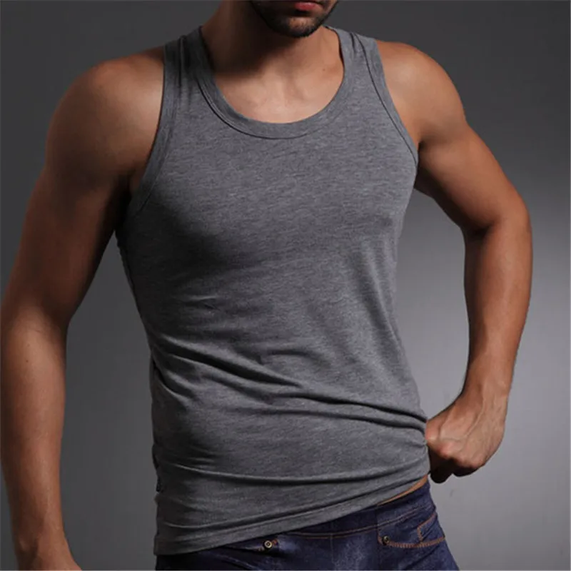 Bodybuilding Slim Fit Casual Mens Tank Top For Summer High Qulaity Round Neck Plain Blank Solid Colors Undershirt Men 1311
Bodybuilding Slim Fit Casual Mens Tank Top For Summer High Qulaity Round Neck Plain Blank Solid Colors Undershirt Men 1311