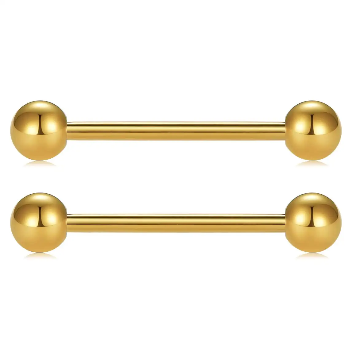 JFORYOU 14G 12-18mm Nipple Rings Tongue Rings Straight Barbells Surgical Steel Body Piercing Jewelry
JFORYOU 14G 12-18mm Nipple Rings Tongue Rings Straight Barbells Surgical Steel Body Piercing Jewelry