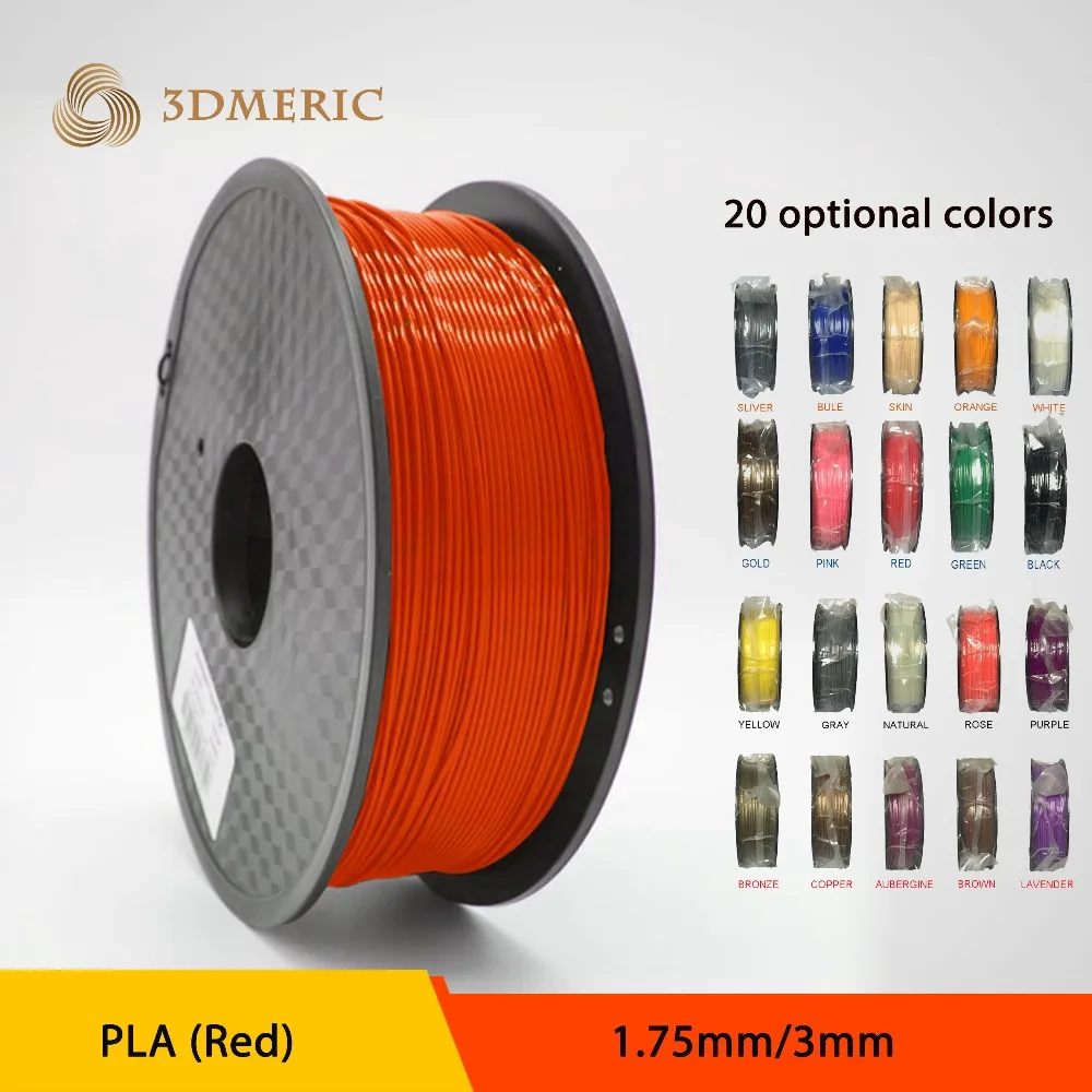 WholeSale Price !!! High Quality 3d printer filaments PLA 1.75mm/3mm Plastic Rubber Consumables Material
WholeSale Price !!! High Quality 3d printer filaments PLA 1.75mm/3mm Plastic Rubber Consumables Material