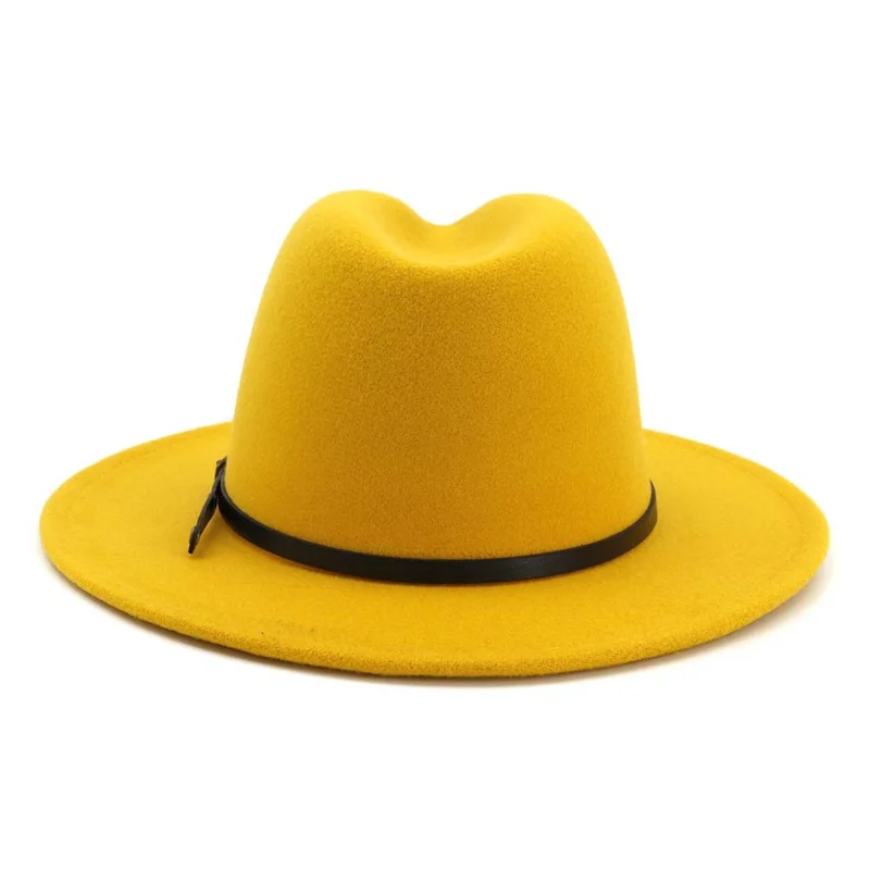 Fedora Hat Woman Fedora Hat Men Jfemale Jazz Hats Fashion Winter Hat for Women Caps Belts Autumn Wide-brimmed Caps Wool Blend
Fedora Hat Woman Fedora Hat Men Jfemale Jazz Hats Fashion Winter Hat for Women Caps Belts Autumn Wide-brimmed Caps Wool Blend