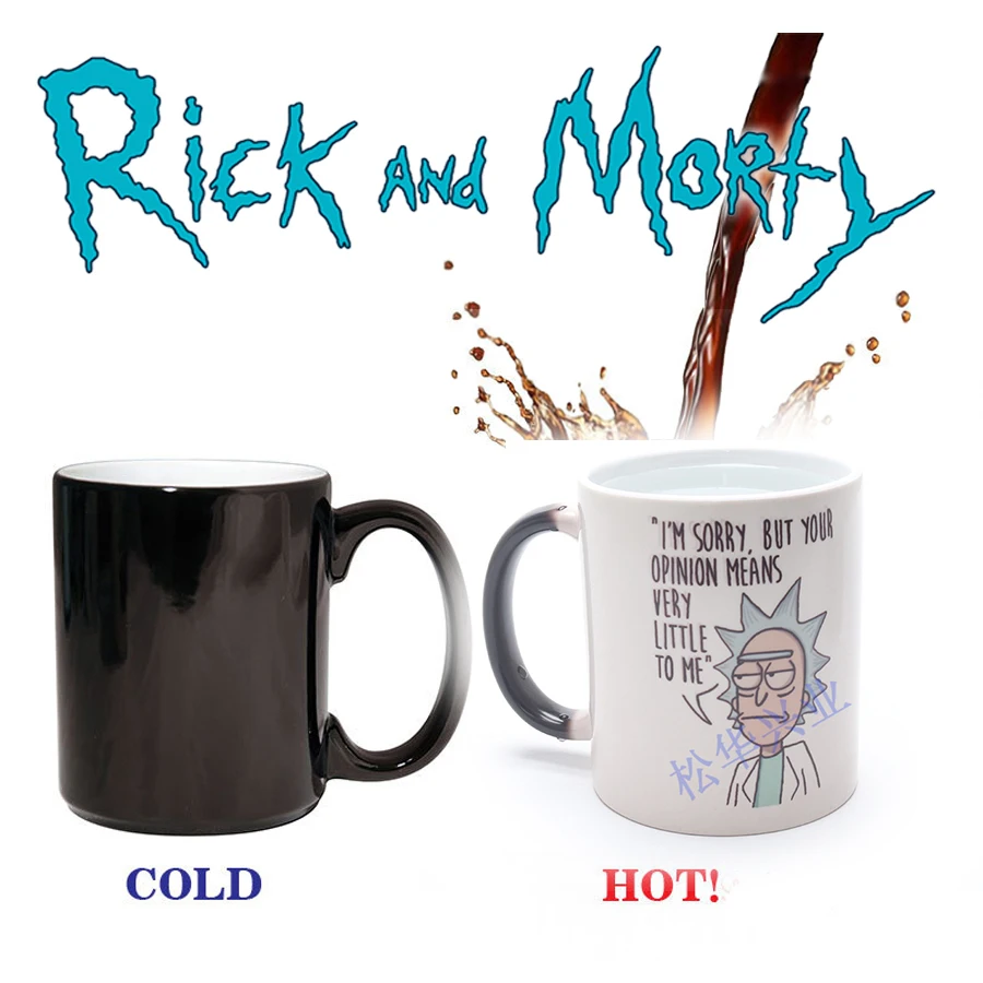 Rick and Morty Mugs 350ml color changing mug Cold Hot Heat Transforming Color Magic Tea Mug
Rick and Morty Mugs 350ml color changing mug Cold Hot Heat Transforming Color Magic Tea Mug