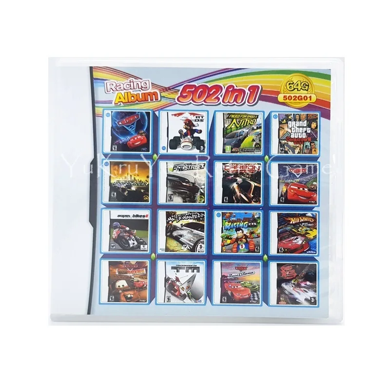 502 in 1 Video Game Accessories Parts Compilation Cartridge Card for DS/3DS/2DS Console Super Combo Multi Cart
502 in 1 Video Game Accessories Parts Compilation Cartridge Card for DS/3DS/2DS Console Super Combo Multi Cart